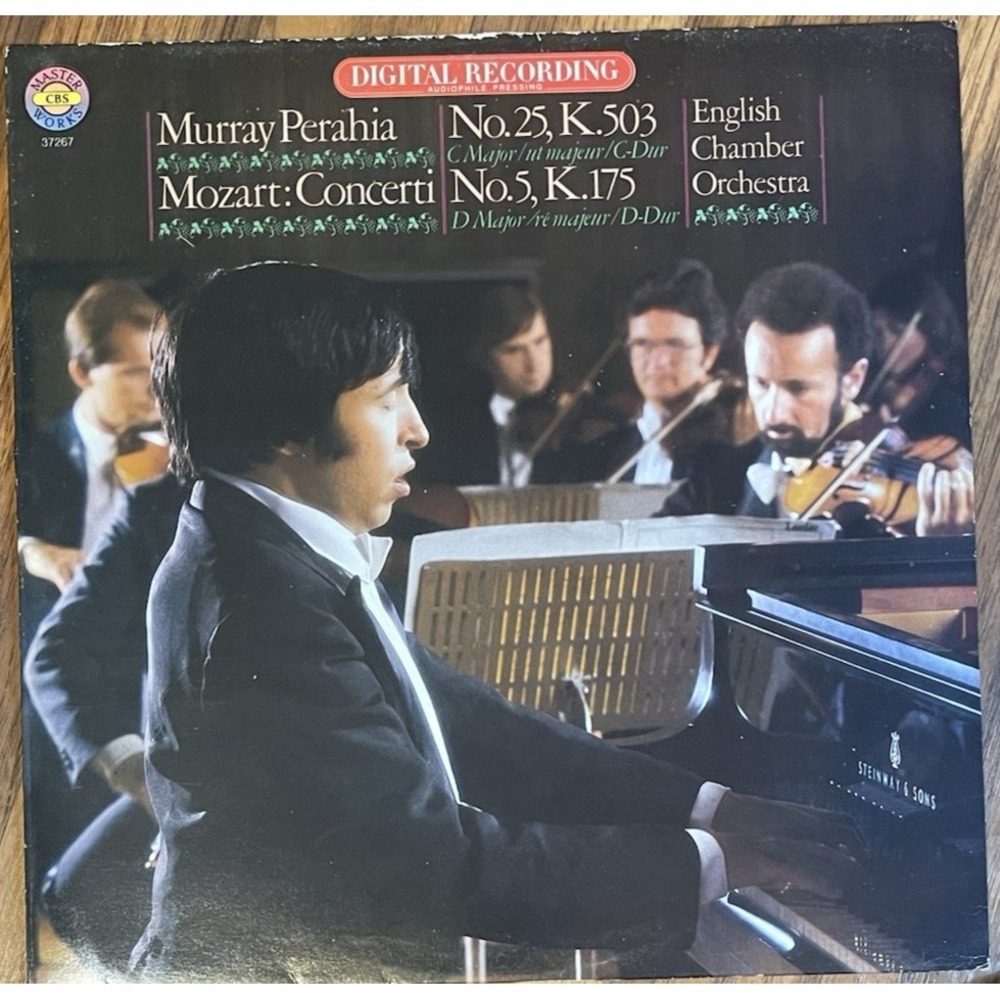 Mozart Piano Concertos No. 25 & 5 Murray Perahia 1982 Netherlands Vinyl LP 37267